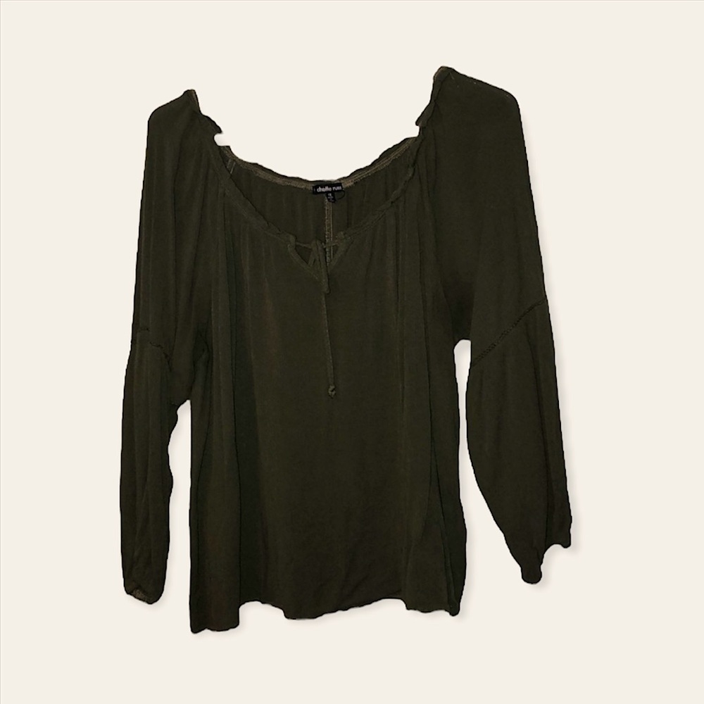 3/$20 Long sleeve Plus size Shirt Charlotte Russe